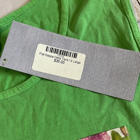 Fraternity Collection Kappa Delta Tank XL.  NWT - Picture 4 of 9